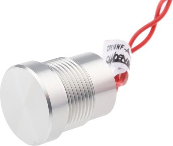 CPS16NF-ALNA, Piezo Switch, Momentary, 1-pole on-off switch, IP68, Wire Lead, 200 mA @ 24 V, -40 +125°C Natural CPS16NF-ALNA, Piezo Switch, Momentary, 1-pole on-off switch, IP68, Wire Lead, 200 mA @ 24 V, -40 +125°C Natural