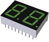 LB-502MD, LB-502MD 2 Digit LED LED Display, CA Green 25 mcd RH DP 13mm