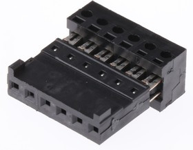 661006151923, 6-Way IDC Connector Socket for Cable Mount, 1-Row