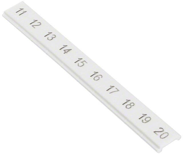 1050020:0011, ZB5.QR :11 -20 Marker Strip for use with Terminal Blocks 1050020:0011, ZB5.QR :11 -20 Marker Strip for use with Terminal Blocks