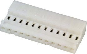 4-643814-2, 12-Way IDC Connector Socket for Cable Mount, 1-Row