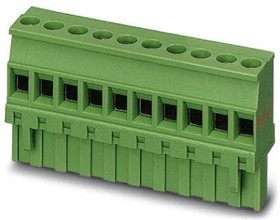 1912472, Pluggable Terminal Blocks 9 Pos 5.08mm pitch Plug 24-12 AWG Screw