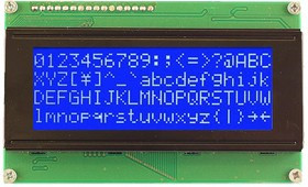 MC42005A6W-BNMLW3.3-V2, Буквенно-цифровой ЖКД, 20 x 4, Белый на Черном, 3.3В, Параллельный, Английский, Японский MC42005A6W-BNMLW3.3-V2, Буквенно-цифровой ЖКД, 20 x 4, Белый на Черном, 3.3В, Параллельный, Английский, Японский