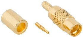 262117, RF Connectors / Coaxial Connectors MMCX ST CRIMP JACK 178, 196/U GOLD