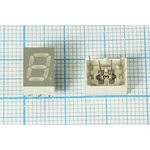 Светодиодный дисплей красный 7 сегментов, 1 разряд, высота7мм, 2000 мкд, LTS2801AC; №7044 R СД диспл