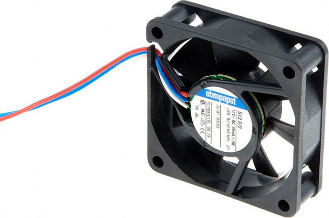Вентилятор Ebmpapst 512 F/2 12v 85mA 1W 50x15 3pin