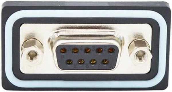 SDF-R09-213L461, SDF 9 Way Right Angle D-sub Connector Socket, 2.74mm Pitch, with 4-40 Boardlocks, Brackets SDF-R09-213L461, SDF 9 Way Right Angle D-sub Connector Socket, 2.74mm Pitch, with 4-40 Boardlocks, Brackets