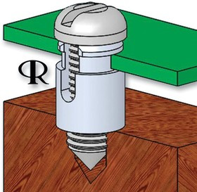 SRS-6-7-01, Стойка на печатную плату, удерживающая, нейлон 6.6, 100мм ширина, 11.1мм длина, упаковка из 25