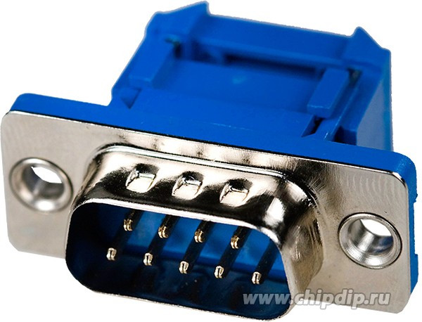 DI-9M, вилка D-SUB 9 pin на шлейф (103-09PM2) DI-9M, вилка D-SUB 9 pin на шлейф (103-09PM2)
