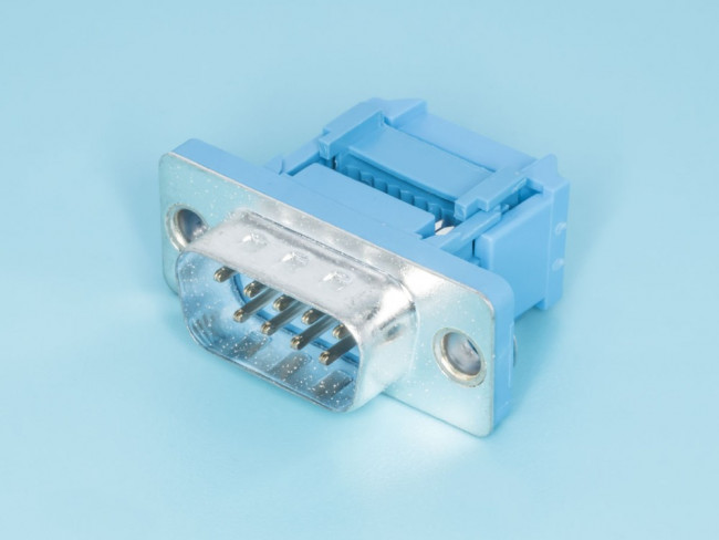 DI-9M, вилка D-SUB 9 pin на шлейф (103-09PM2) DI-9M, вилка D-SUB 9 pin на шлейф (103-09PM2)