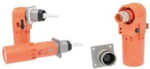 SLPIRABPSB0, Heavy Duty Power Connectors 5.7mm SL+ RCPT,BLK FLATBUSHBAR,90KEYWAY