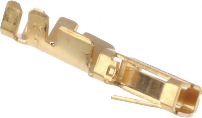 181270-2, Контакт, "мама", 22-26AWG, AMPMODU MOD II, позолота, обжим, 1,65мм
