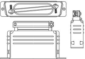 M85049/48-1-4F, D-Sub MIL Spec Connectors Strain Relief