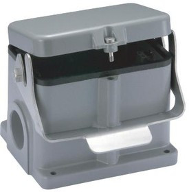 MP009450, Разъем для тяжелых условий, Основа, сквозной монтаж с гайкой, ввод сбоку, Корпус из Алюминия MP009450, Разъем для тяжелых условий, Основа, сквозной монтаж с гайкой, ввод сбоку, Корпус из Алюминия