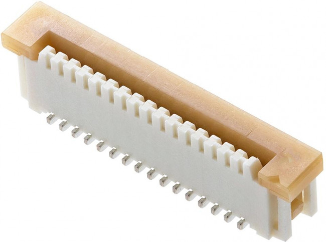 526102272, Разъем FFC / FPC 22 контакта шаг 1 мм слайдер вертикальный 5.75 мм