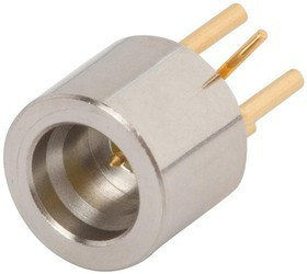 SF1211-66198, RF Connectors / Coaxial Connectors SMP M PCB Thru-Hole Conn R/A LD