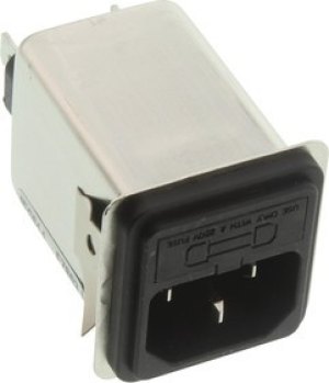 6609117-5, Filtered IEC Power Entry Module, IEC C14, General Purpose, 6 А, 250 В AC 6609117-5, Filtered IEC Power Entry Module, IEC C14, General Purpose, 6 А, 250 В AC