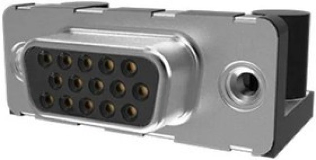 D15S13A6RX09LF, D-Sub Standard Connectors 15P SCKT RA PIP SH SZ A EU STAND