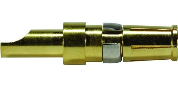 09691827420, Harting, D-Sub Mixed Series, Female Crimp D-Sub Connector Power Contact, Gold Power, 20 16 AWG 09691827420, Harting, D-Sub Mixed Series, Female Crimp D-Sub Connector Power Contact, Gold Power, 20 16 AWG