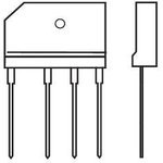 GBJ2006-F, Diodes Inc, Bridge Rectifier, 20A 600V, 4-Pin GBJ