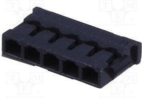 12CHA405BK, Вилка; провод-плата; "мама"; 1,2мм; PIN: 5; IDC; на провод; -25-85°C 12CHA405BK, Вилка; провод-плата; "мама"; 1,2мм; PIN: 5; IDC; на провод; -25-85°C