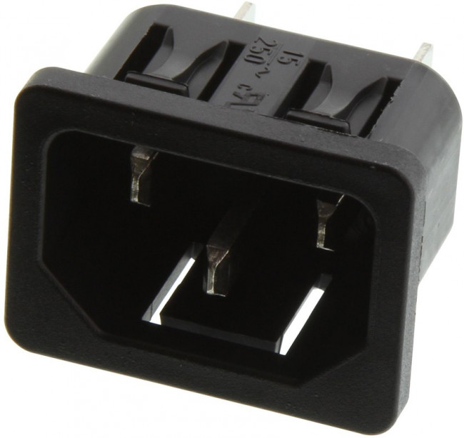 6100.4312, AC Power Entry Modules 6100 APPLIANCE INLET 10A 70