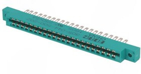 305-044-500-202, Краевой, PIN: 44, под пайку, на панель,на провод, позолота, 3,96мм