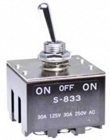S833, Toggle Switches 3PDT ON-OFF-ON SCREW LUG