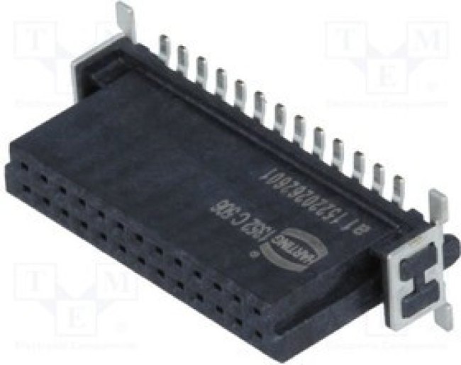 15220682601000, Board to Board &amp; Mezzanine Connectors har-flex straight female 9.05mm, 68pin, PL1
