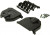 17E-1728-1, D-Sub Backshells 50P PLASTIC 2 PIECE BACKSHELL