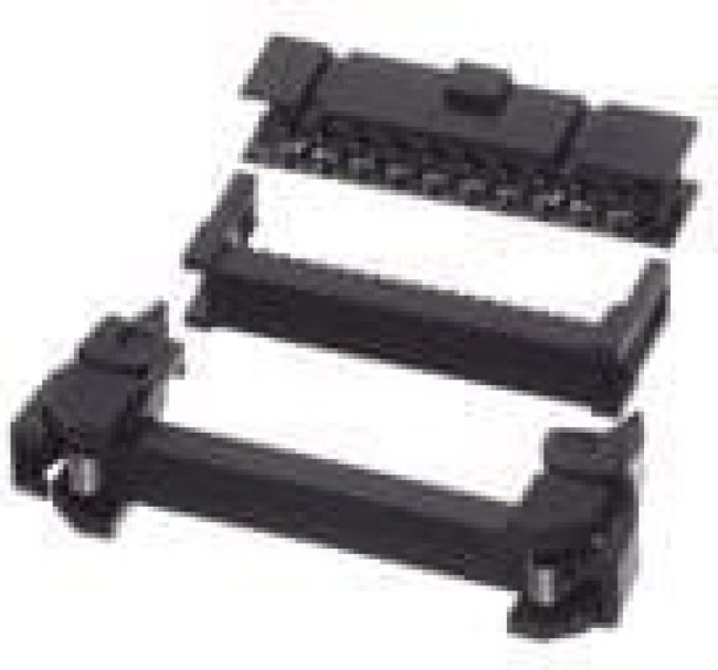 XG4M-2030-U, Rectangular MIL Spec Connectors Socket+NoLockStrain ReliefSet 20Pin 1Plr