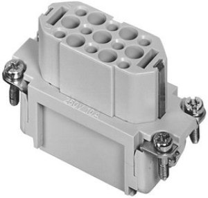 C146-10B015-500-2, Heavy Duty Power Connectors Socket Insert 15 Way Heavy Mate