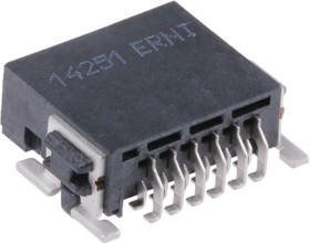 154763 / 154763-E, SMC Series Right Angle Surface Mount PCB Header, 12 Contact(s), 1.27mm Pitch, 2 Row(s), Shrouded 154763 / 154763-E, SMC Series Right Angle Surface Mount PCB Header, 12 Contact(s), 1.27mm Pitch, 2 Row(s), Shrouded