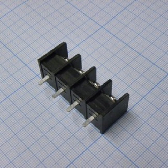 DG65C-B-04P-13-00A(H), Барьерный клеммный блок на 4 контакта. Серия DG65C-B