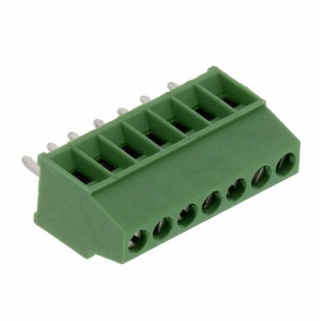 282834-7, Fixed Terminal Blocks TERMI-BLOK PCB MOUNT 90 7P