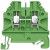 58.503.0055.7, WT 2.5 Series Green Feed Through Terminal Block, 2.5mm², Single-Level, Screw Termination, ATEX