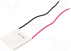 PM-40X40-89, Модуль: элемент Пельтье, 15,8В, 10,5А, 40x40x3,3мм, 89Вт, 16AWG