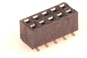 791091004, 79109 Series Vertical Surface Mount PCB Connector, 10-Contact, 2-Row, 2mm Pitch, Solder Termination