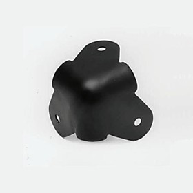C1823K, Three Leg Black Metal Cabinet Corner Protector