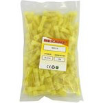 08-0732 (BNY-5.5) желтый, СОЕДИНИТЕЛЬНЫЕ ГИЛЬЗЫ изолированные (СГИ L-27.3мм) нейлоновые 4-6мм²