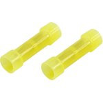08-0732 (BNY-5.5) желтый, СОЕДИНИТЕЛЬНЫЕ ГИЛЬЗЫ изолированные (СГИ L-27.3мм) нейлоновые 4-6мм²