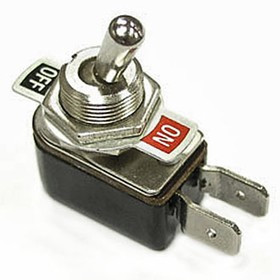 KNH-1 on-off, Тумблер двухпозиционный однополюсный KNH-1, 35.3х13.8х37 мм, ON-OFF, SPST, 6 А, 250 В, 50 мОм, 2 контакта, под пайку