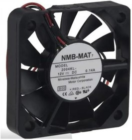 2004KL-01W-B59-B00, DC Fans DC Tubeaxial Fan, 50x50x10mm, 5VDC, 10.2CFM, Rib, 3 Wire, Locked Rotor Sensor