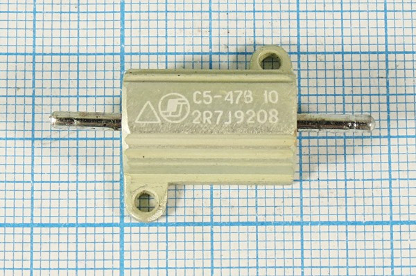 Резистор постоянный 82 \ 10\AXI 20,0x22,0x12,0\ 5\WW\2C\С5-47В; Р 82 \ 10\AXI 20,0x22,0x12,0\ 5\WW\2C\С5-47В\