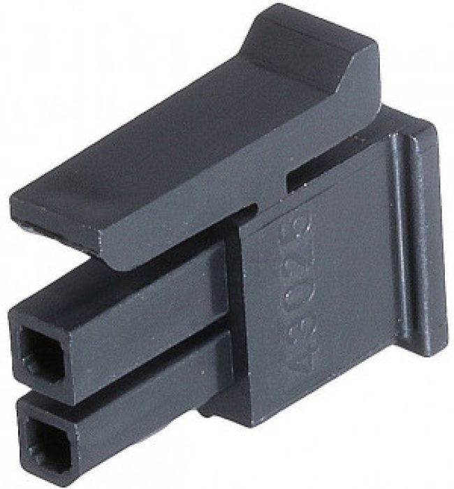43025-0210, Headers &amp; Wire Housings Micro-Fit3.0 RcptHsg DR 2Ckt GW Black