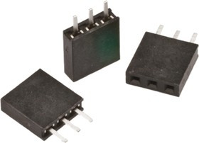 M20-7820446, Headers &amp; Wire Housings 4 PIN SIL VERTICAL SOCKET TIN