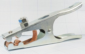 Зажим L235мм, 500А, 2C болт, [клемма заземления]