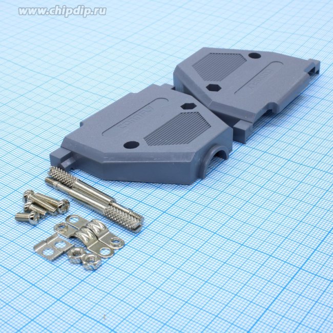 DS1045-37AP1L1-A, Корпус для разъемов D-Sub, D-Sub 37pin,D-Sub HD 62pin, прямой