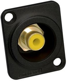 ACJB-YEL, RCA Phono Connectors RCA/D-SHELL CONN