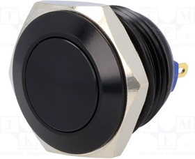 V16-10F-B, Переключатель: антивандальный, Пол: 2, SPST-NO, 2A/36ВDC, IP65